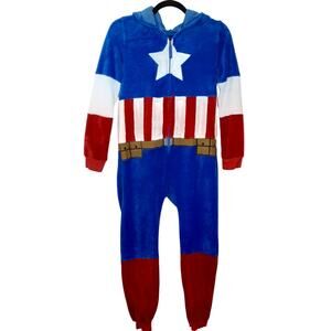 Disneyland Paris Marvel Avengers Assemble Captain America One Piece Pajamas 12